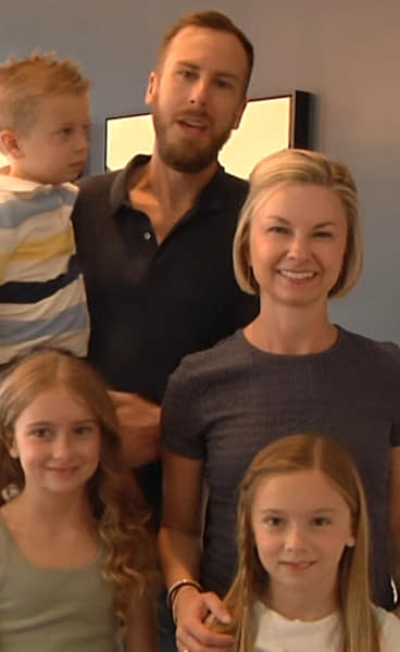 Chris with family