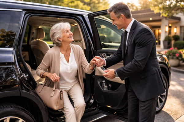 Door-to-door transportation for seniors