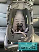 Infant car seat installed