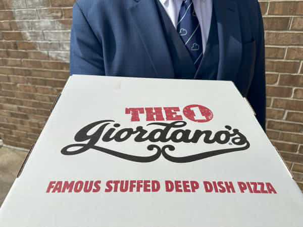 Famous Giordanos pizza available to order