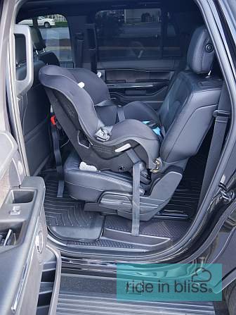 Preinstalled car seats ready for you per your request